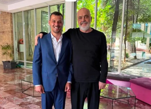 Endrit Thaçi e Edi Rama
