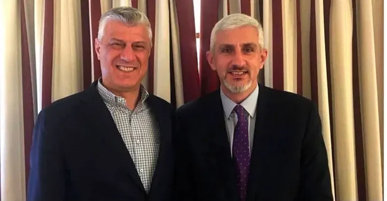 Hashim Thaçi dhe Uk Lushi
